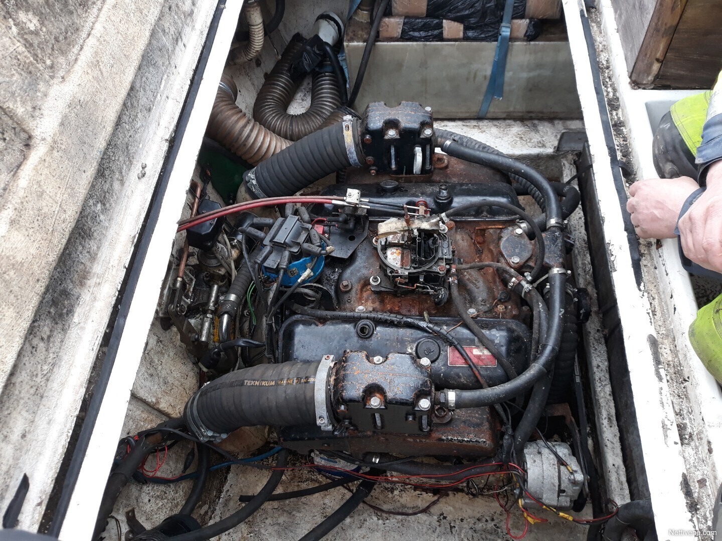 Mercruiser 454 Cid V8 BigBlock 7.4L 330hp Moottori 1984 - Paimio ...