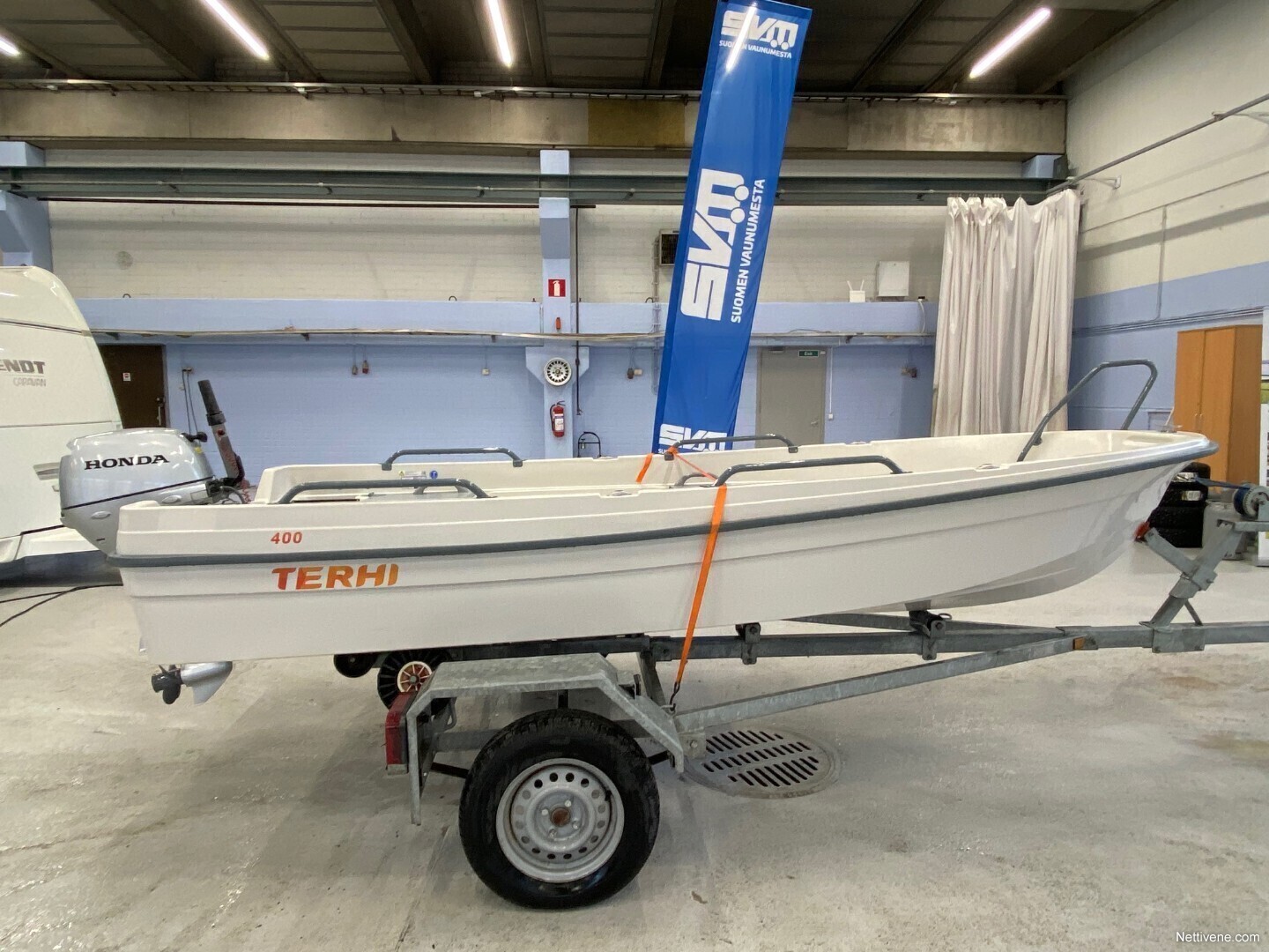 Terhi 400C, Honda 15 Hv, Traileri Motor boat 2018 Tuusula - Nettivene