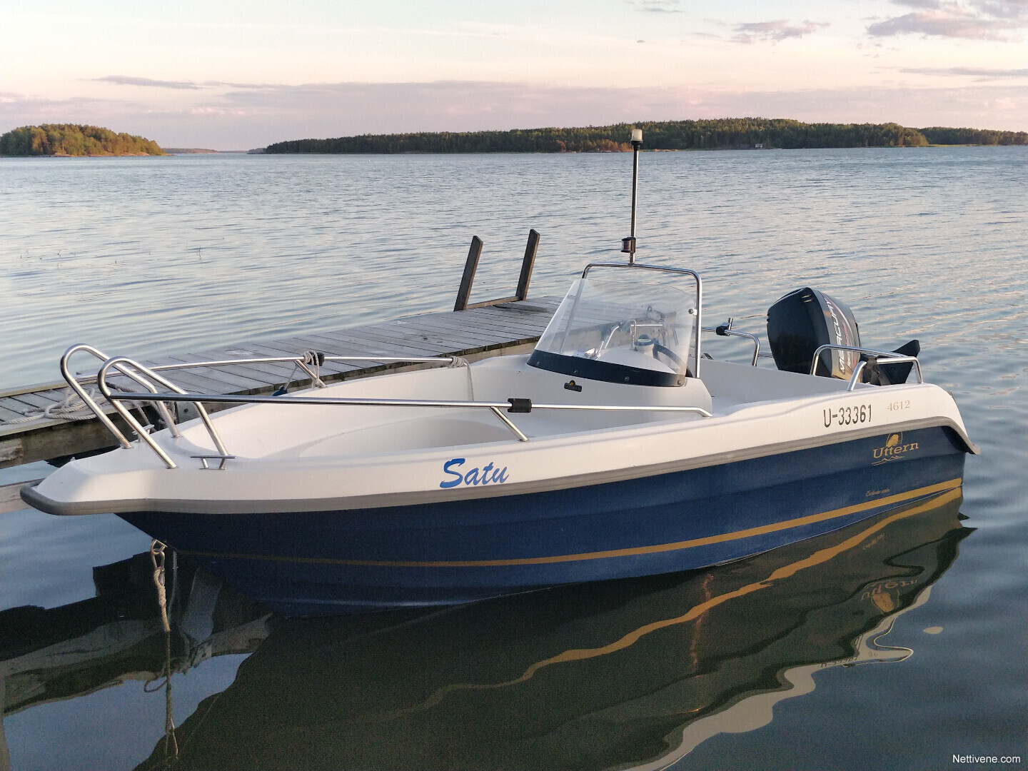 Uttern 4612 Exclusive + traileri motor boat 2000 - Parainen - Nettivene