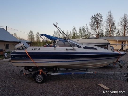 Bayliner Capri Cuddy Honda 115 Trail Motor Boat 1988 Lumijoki